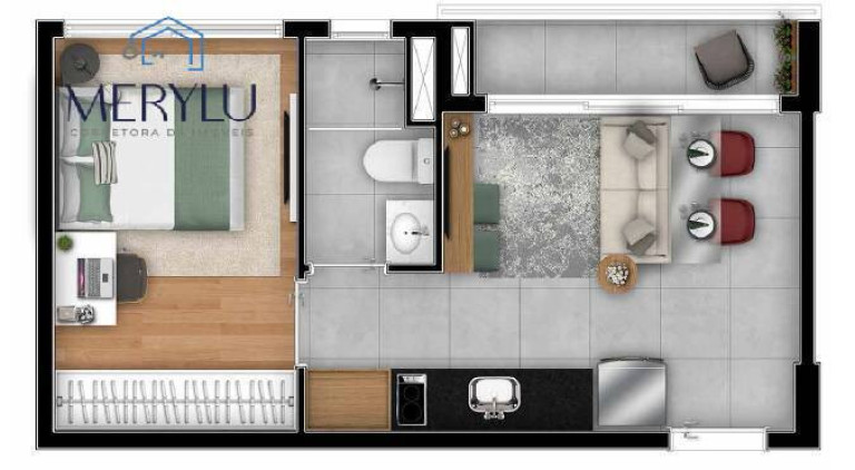 Imagem Apartamento com 1 Quarto à Venda, 34 m² em Saúde - São Paulo