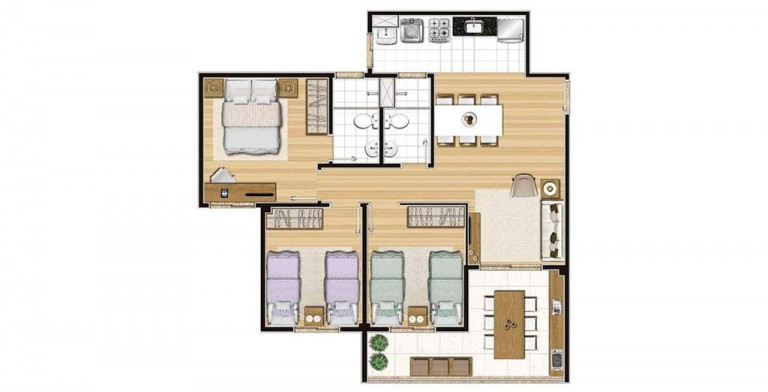 Imagem Apartamento com 2 Quartos à Venda, 61 m² em Taquaral - Campinas