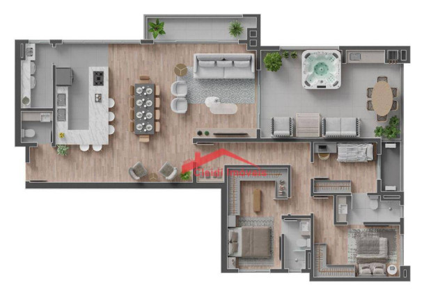 Imagem Cobertura com 3 Quartos à Venda, 153 m² em Anita Garibaldi - Joinville Imagem Cobertura com 3 Quartos à Venda, 153 m² em Anita Garibaldi - Joinville