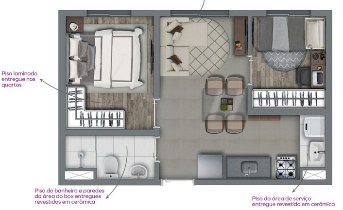 Imagem Imóvel com 2 Quartos à Venda, 33 m² em Vila Ema - São Paulo