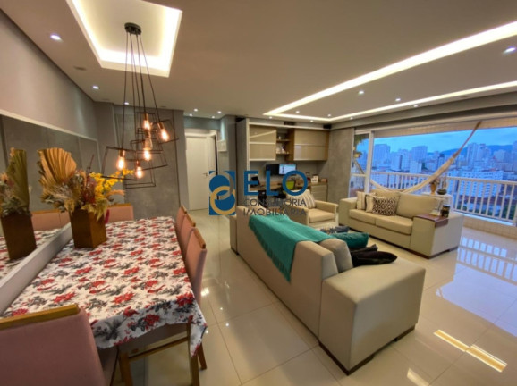Imagem Apartamento com 3 Quartos à Venda, 96 m² em Encruzilhada - Santos Imagem Apartamento com 3 Quartos à Venda, 96 m² em Encruzilhada - Santos