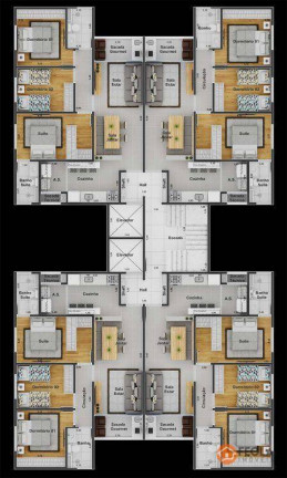 Imagem Apartamento com 3 Quartos à Venda, 73 m² em Jardim São Domingos - Americana Imagem Apartamento com 3 Quartos à Venda, 73 m² em Jardim São Domingos - Americana