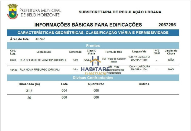 Imagem Terreno à Venda, 407 m² em São Cristóvão - Belo Horizonte Imagem Terreno à Venda, 407 m² em São Cristóvão - Belo Horizonte