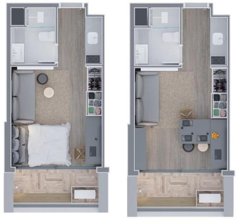 Imagem Apartamento com 1 Quarto à Venda, 25 m² em Moema índios - São Paulo