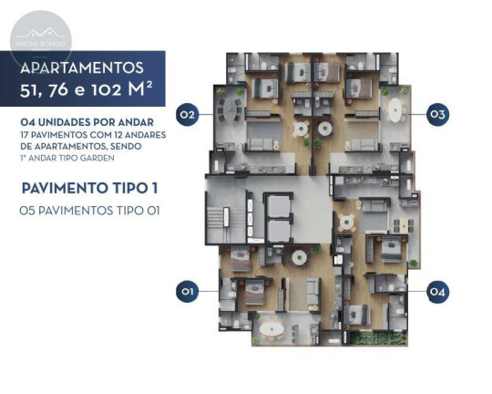 Imagem Apartamento com 3 Quartos à Venda, 103 m² em Canto Do Forte - Praia Grande