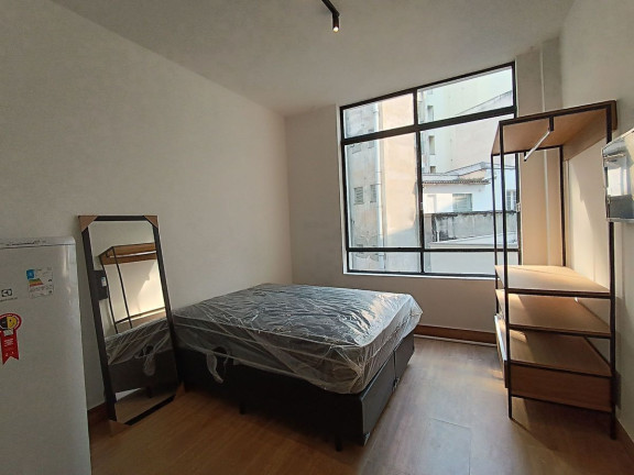 Apartamento com 1 Quarto para Alugar, 28 m² em República - São Paulo