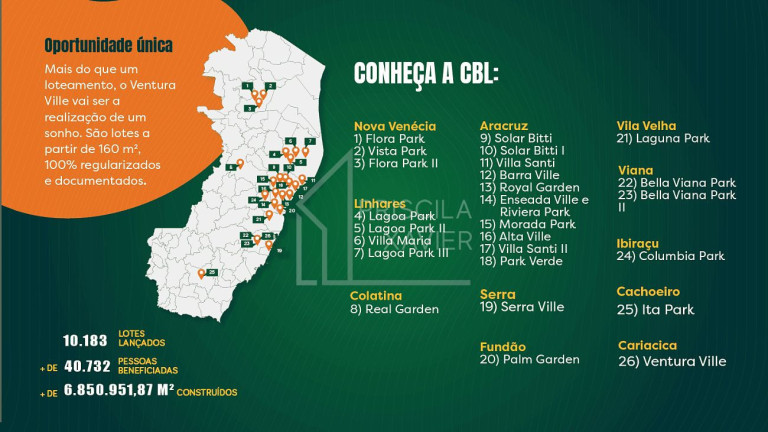Imagem Terreno à Venda, 160 m² em São Roque - Cariacica