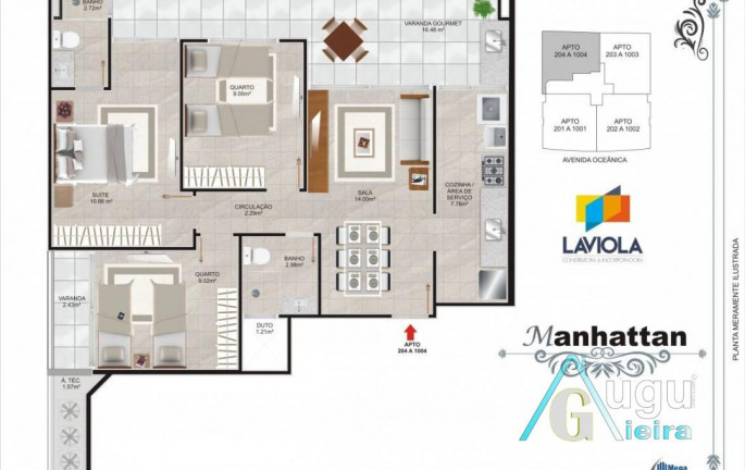 Apartamento com 3 Quartos à Venda,  em Praia Do Morro - Guarapari