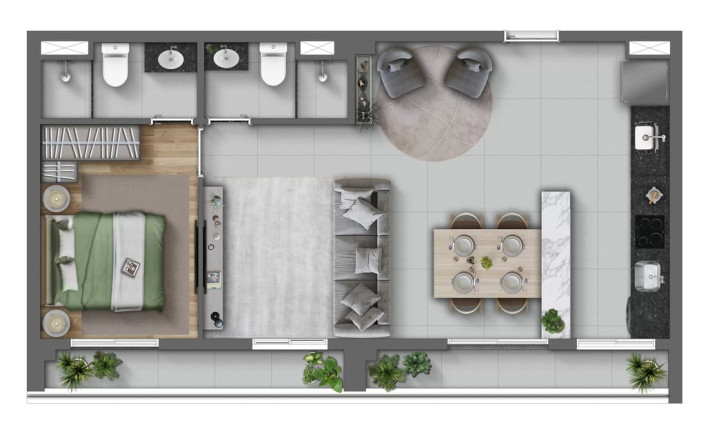Imagem Imóvel com 2 Quartos à Venda, 60 m² em Santo Amaro - São Paulo Imagem Imóvel com 2 Quartos à Venda, 60 m² em Santo Amaro - São Paulo