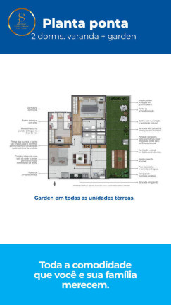 Imagem Apartamento com 2 Quartos à Venda, 52 m² em Hortolândia