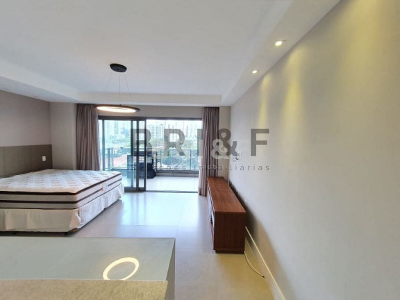 Imagem Apartamento com 1 Quarto para Alugar, 41 m² em Brooklin - São Paulo Imagem Apartamento com 1 Quarto para Alugar, 41 m² em Brooklin - São Paulo