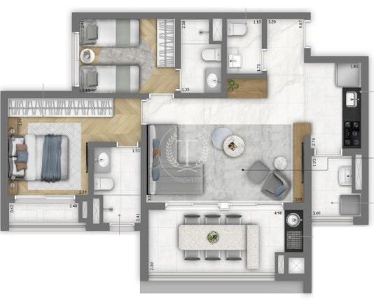 Imagem Apartamento com 2 Quartos à Venda, 61 m² em Vila Clementino - São Paulo Imagem Apartamento com 2 Quartos à Venda, 61 m² em Vila Clementino - São Paulo