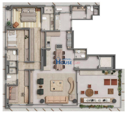 Imagem Apartamento com 3 Quartos à Venda, 204 m² em Itaim Bibi - São Paulo