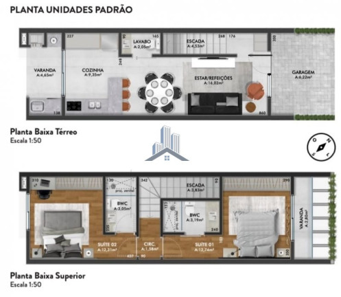 Imagem Sobrado com 2 Quartos à Venda, 90 m² em Boa Vista - Joinville