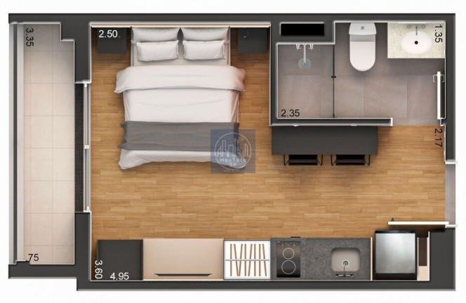 Imagem Imóvel com 1 Quarto para Alugar, 21 m² em Belenzinho - São Paulo Imagem Imóvel com 1 Quarto para Alugar, 21 m² em Belenzinho - São Paulo