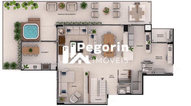 Imagem Cobertura com 3 Quartos à Venda, 110 m² em Campina Do Siqueira - Curitiba