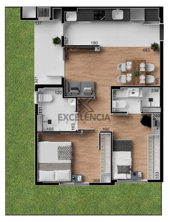 Imagem Apartamento com 3 Quartos à Venda, 58 m² em Costeira - São José Dos Pinhais Imagem Apartamento com 3 Quartos à Venda, 58 m² em Costeira - São José Dos Pinhais