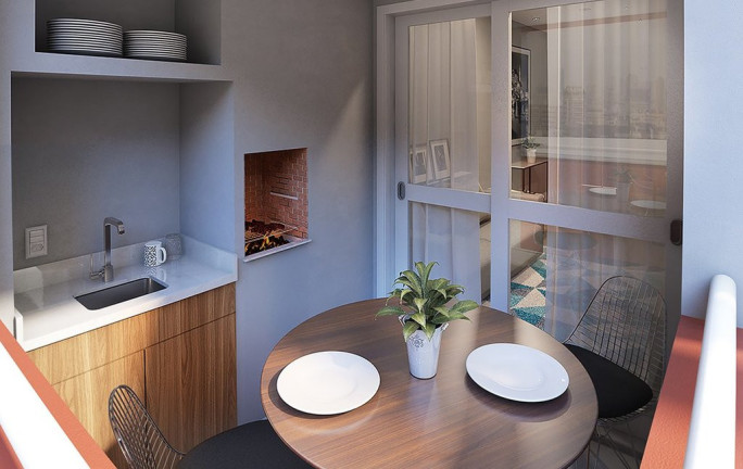 Imagem Apartamento com 2 Quartos à Venda, 53 m² em Vila Tibiriçá - Santo André