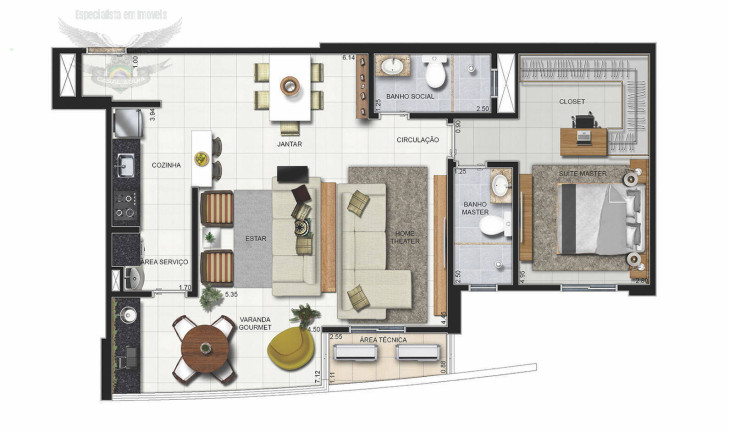 Imagem Apartamento com 2 Quartos à Venda,  em Batista Campos - Belém