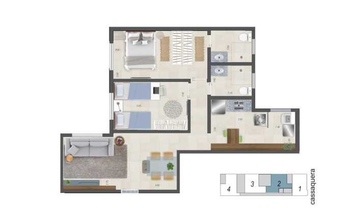 Imagem Imóvel com 2 Quartos à Venda, 65 m² em Barcelona - São Caetano Do Sul