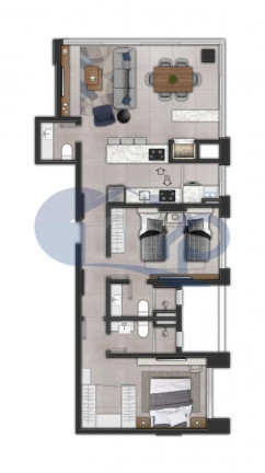 Imagem Apartamento com 3 Quartos à Venda, 110 m² em Centro - Torres Imagem Apartamento com 3 Quartos à Venda, 110 m² em Centro - Torres