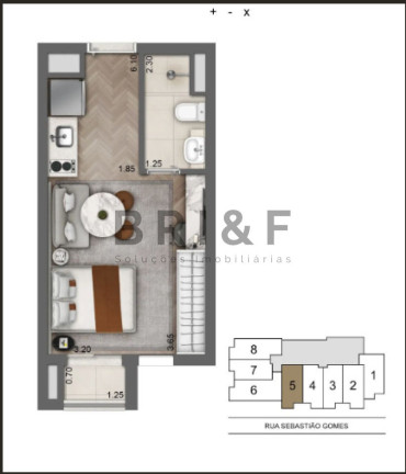 Imagem Apartamento com 1 Quarto à Venda, 36 m² em Brooklin - São Paulo Imagem Apartamento com 1 Quarto à Venda, 36 m² em Brooklin - São Paulo