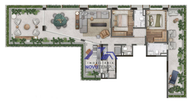 Imagem Apartamento com 2 Quartos à Venda, 173 m² em Itaim Bibi - São Paulo Imagem Apartamento com 2 Quartos à Venda, 173 m² em Itaim Bibi - São Paulo
