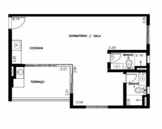 Imagem Imóvel com 1 Quarto à Venda, 53 m² em Moema Pássaros - São Paulo Imagem Imóvel com 1 Quarto à Venda, 53 m² em Moema Pássaros - São Paulo