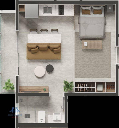 Imagem Studio com 1 Quarto à Venda, 33 m² em Córrego Grande - Florianópolis