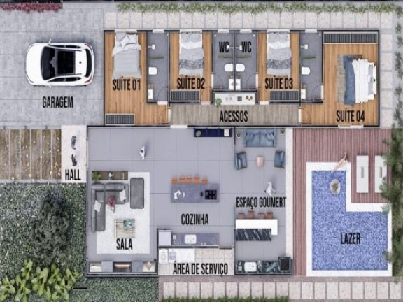 Imagem Casa com 4 Quartos à Venda, 70 m² em Horto - Ubatuba Imagem Casa com 4 Quartos à Venda, 70 m² em Horto - Ubatuba