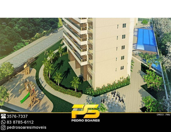 Imagem Apartamento com 3 Quartos à Venda, 127 m² em Altiplano Cabo Branco - João Pessoa