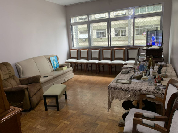 Apartamento com 3 Quartos à Venda, 124 m² em Gonzaga - Santos