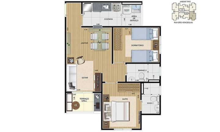 Imagem Apartamento com 2 Quartos à Venda, 54 m² em Vila Guarani (z Sul) - São Paulo Imagem Apartamento com 2 Quartos à Venda, 54 m² em Vila Guarani (z Sul) - São Paulo