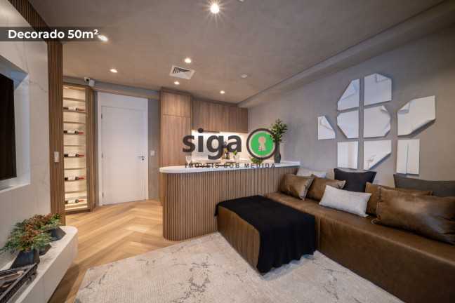 Imagem Apartamento com 1 Quarto à Venda, 52 m² em Moema - São Paulo