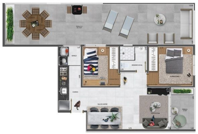 Imagem Apartamento com 2 Quartos à Venda, 94 m² em Vila Carrão - São Paulo Imagem Apartamento com 2 Quartos à Venda, 94 m² em Vila Carrão - São Paulo