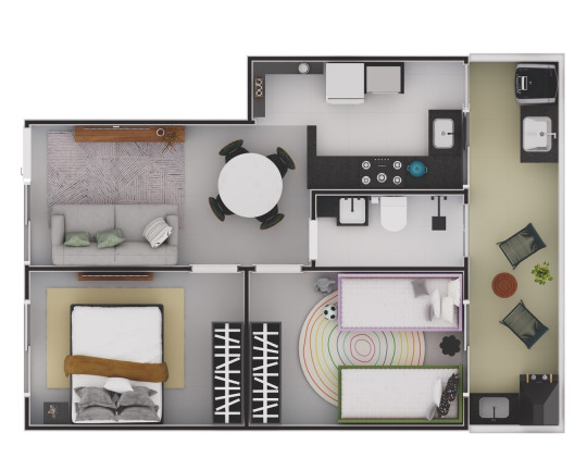 Imagem Casa com 2 Quartos à Venda, 43 m² em Ocian - Praia Grande