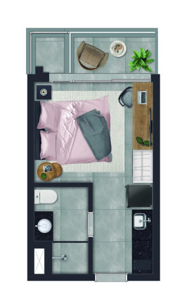 Imagem Imóvel com 1 Quarto à Venda, 20 m² em Alto Da Boa Vista - São Paulo Imagem Imóvel com 1 Quarto à Venda, 20 m² em Alto Da Boa Vista - São Paulo