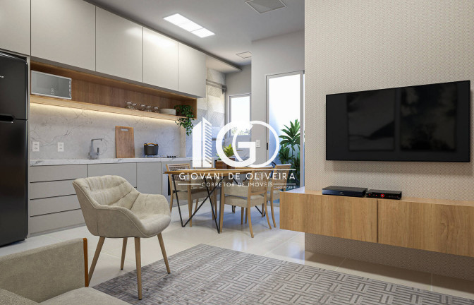 Imagem Apartamento com 2 Quartos à Venda, 45 m² em Ceará - Criciúma Imagem Apartamento com 2 Quartos à Venda, 45 m² em Ceará - Criciúma