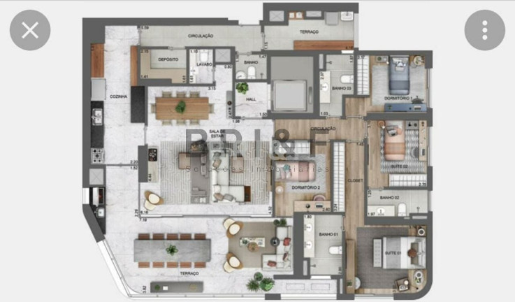 Imagem Apartamento com 3 Quartos à Venda, 196 m² em Chácara Santo Antônio (zona Sul) - São Paulo Imagem Apartamento com 3 Quartos à Venda, 196 m² em Chácara Santo Antônio (zona Sul) - São Paulo