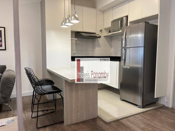 Apartamento com 1 Quarto para Alugar, 33 m² em Santo Amaro - São Paulo