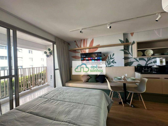 Studio com 1 Quarto para Alugar, 25 m² em Vila Madalena - São Paulo