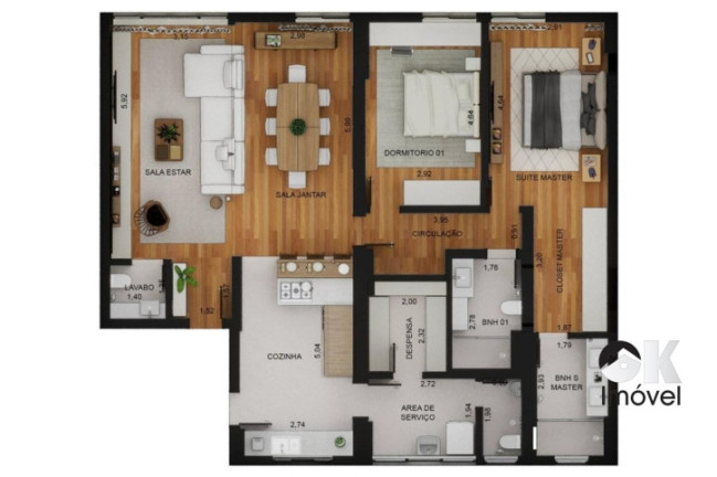 Imagem Apartamento com 2 Quartos à Venda, 128 m² em Pinheiros - São Paulo