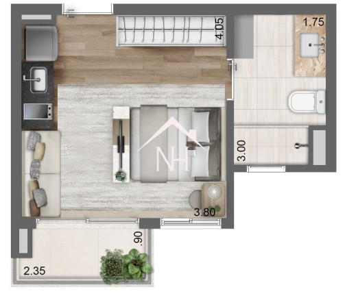Imagem Apartamento com 1 Quarto à Venda, 27 m² em Perdizes - São Paulo Imagem Apartamento com 1 Quarto à Venda, 27 m² em Perdizes - São Paulo