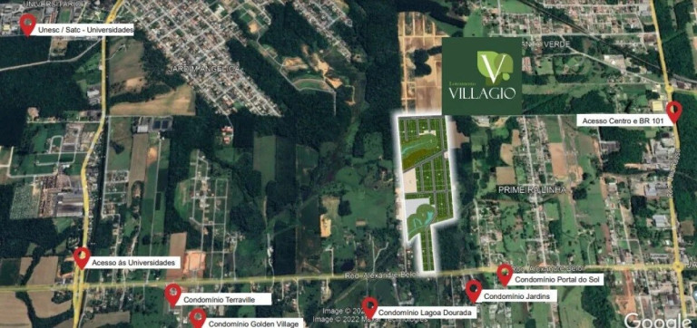Terreno à Venda, 360 m² em Primeira Linha - Criciúma