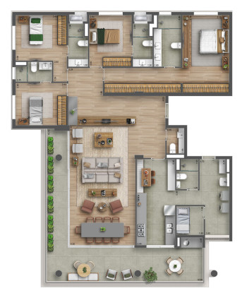 Imagem Apartamento com 4 Quartos à Venda, 218 m² em Sumaré - São Paulo Imagem Apartamento com 4 Quartos à Venda, 218 m² em Sumaré - São Paulo