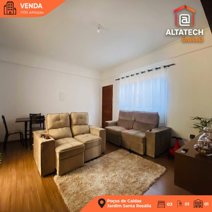 Apartamento com 3 Quartos à Venda, 170 m² em Jardim Santa Rosália - Poços De Caldas
