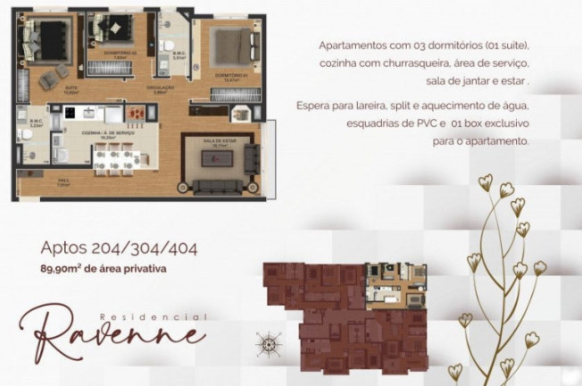Imagem Apartamento com 3 Quartos à Venda, 89 m² em Floresta - Gramado Imagem Apartamento com 3 Quartos à Venda, 89 m² em Floresta - Gramado