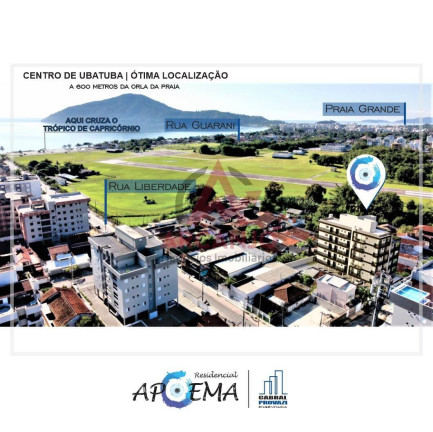 Imagem Apartamento com 2 Quartos à Venda, 72 m² em Centro - Ubatuba