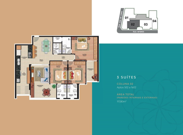 Imagem Apartamento com 3 Quartos à Venda, 117 m² em Praia Do Morro - Guarapari Imagem Apartamento com 3 Quartos à Venda, 117 m² em Praia Do Morro - Guarapari