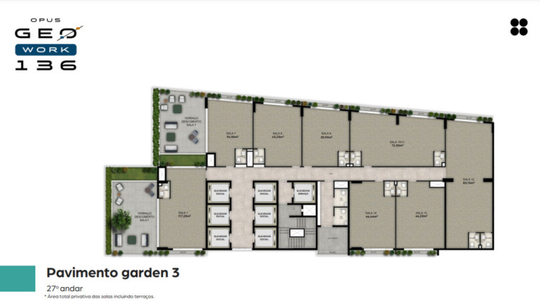 Imagem Imóvel à Venda, 69 m² em Setor Marista - Goiânia Imagem Imóvel à Venda, 69 m² em Setor Marista - Goiânia